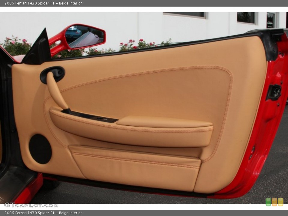 Beige Interior Door Panel for the 2006 Ferrari F430 Spider F1 #66466863