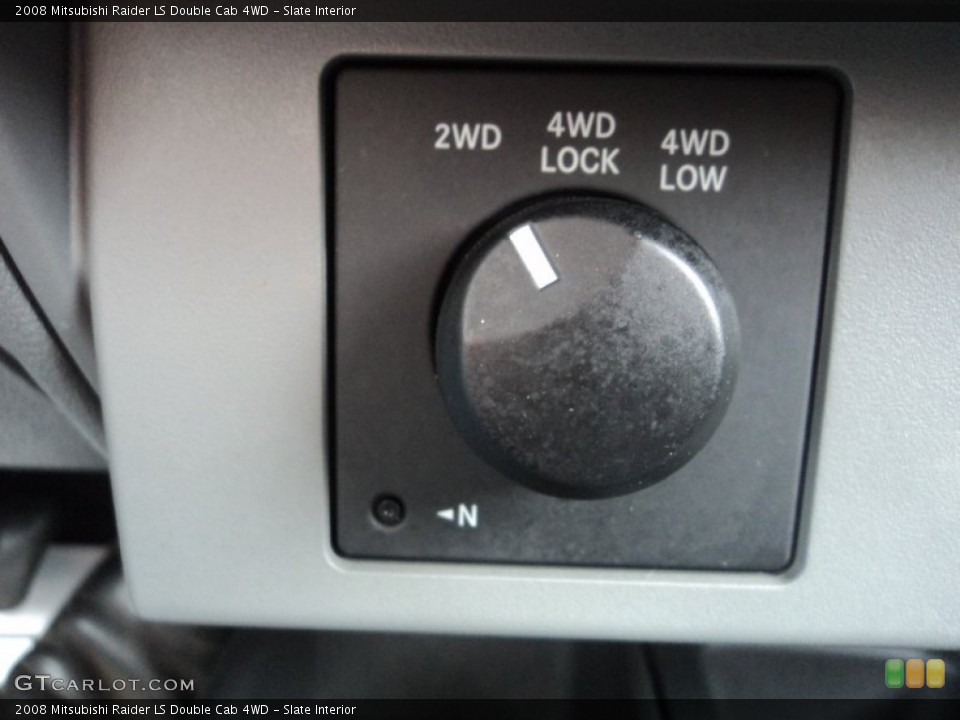 Slate Interior Controls for the 2008 Mitsubishi Raider LS Double Cab 4WD #66470343