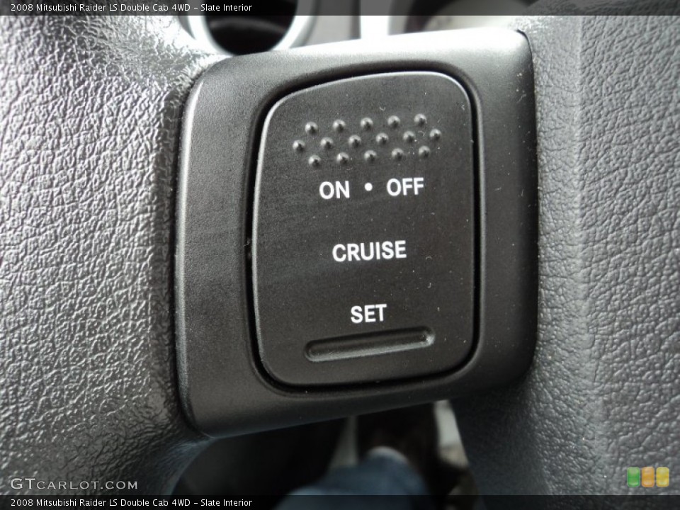 Slate Interior Controls for the 2008 Mitsubishi Raider LS Double Cab 4WD #66470355
