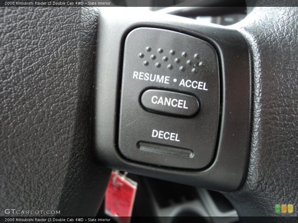 Slate Interior Controls for the 2008 Mitsubishi Raider LS Double Cab 4WD #66470361