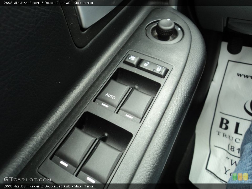 Slate Interior Controls for the 2008 Mitsubishi Raider LS Double Cab 4WD #66470373