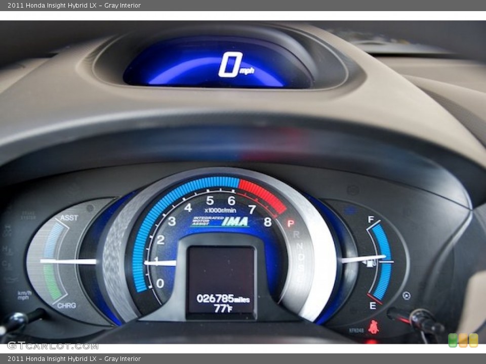 Gray Interior Gauges for the 2011 Honda Insight Hybrid LX #66470514