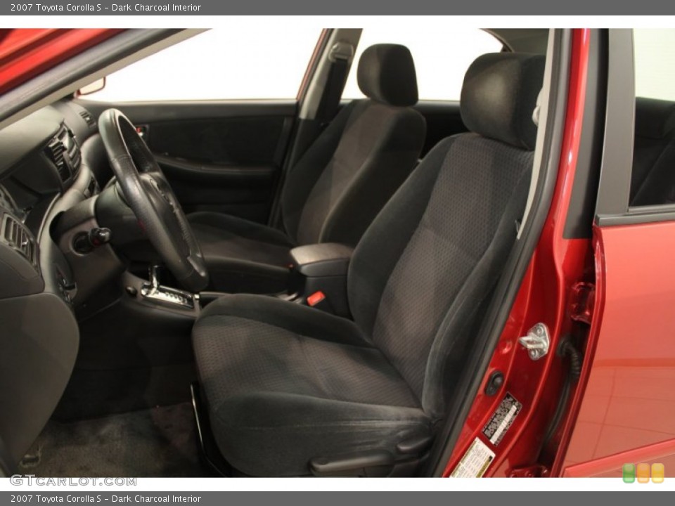 Dark Charcoal Interior Photo for the 2007 Toyota Corolla S #66472350