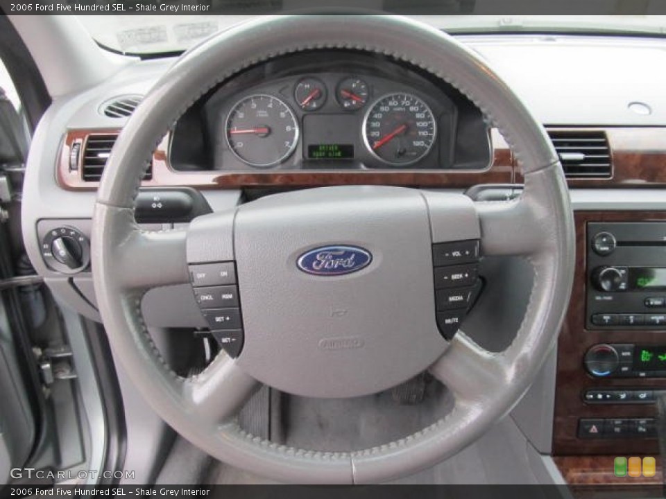 Shale Grey Interior Steering Wheel for the 2006 Ford Five Hundred SEL #66475407