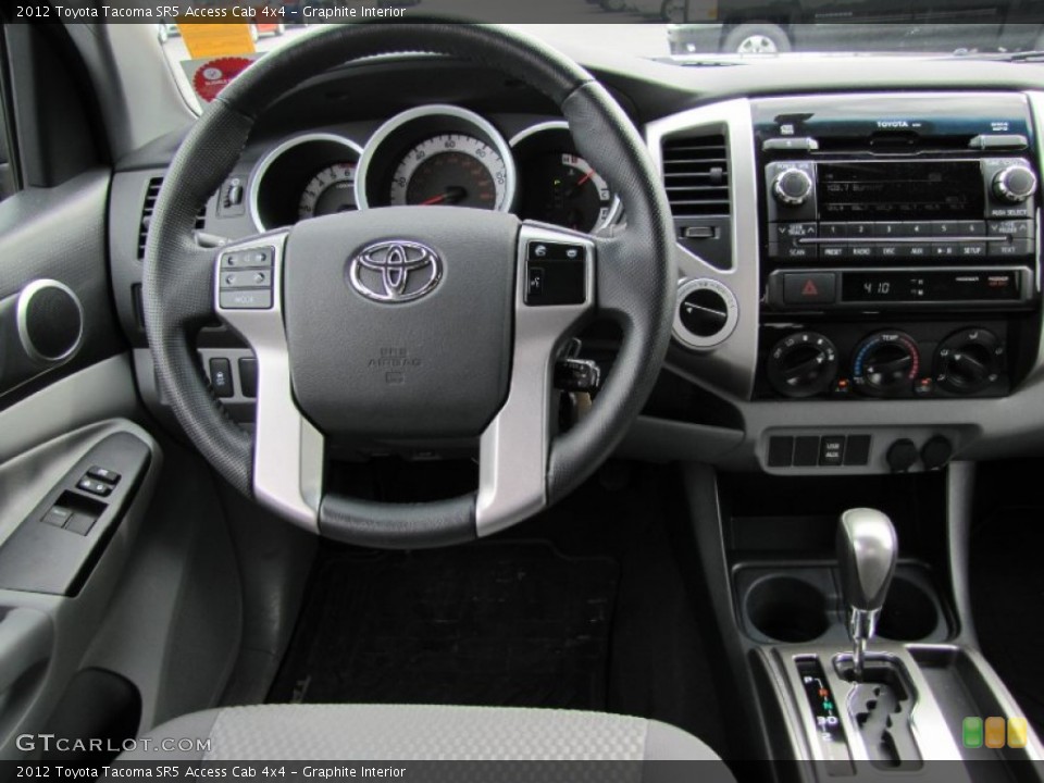 Graphite Interior Dashboard for the 2012 Toyota Tacoma SR5 Access Cab 4x4 #66475746