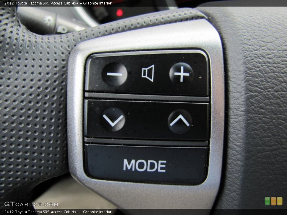 Graphite Interior Controls for the 2012 Toyota Tacoma SR5 Access Cab 4x4 #66475755