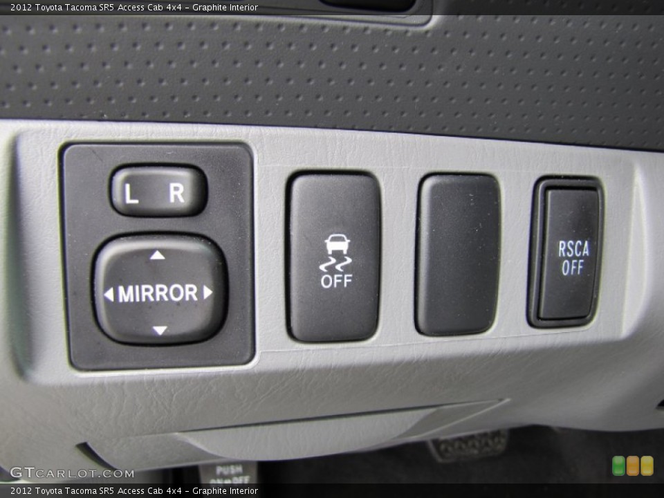 Graphite Interior Controls for the 2012 Toyota Tacoma SR5 Access Cab 4x4 #66475764
