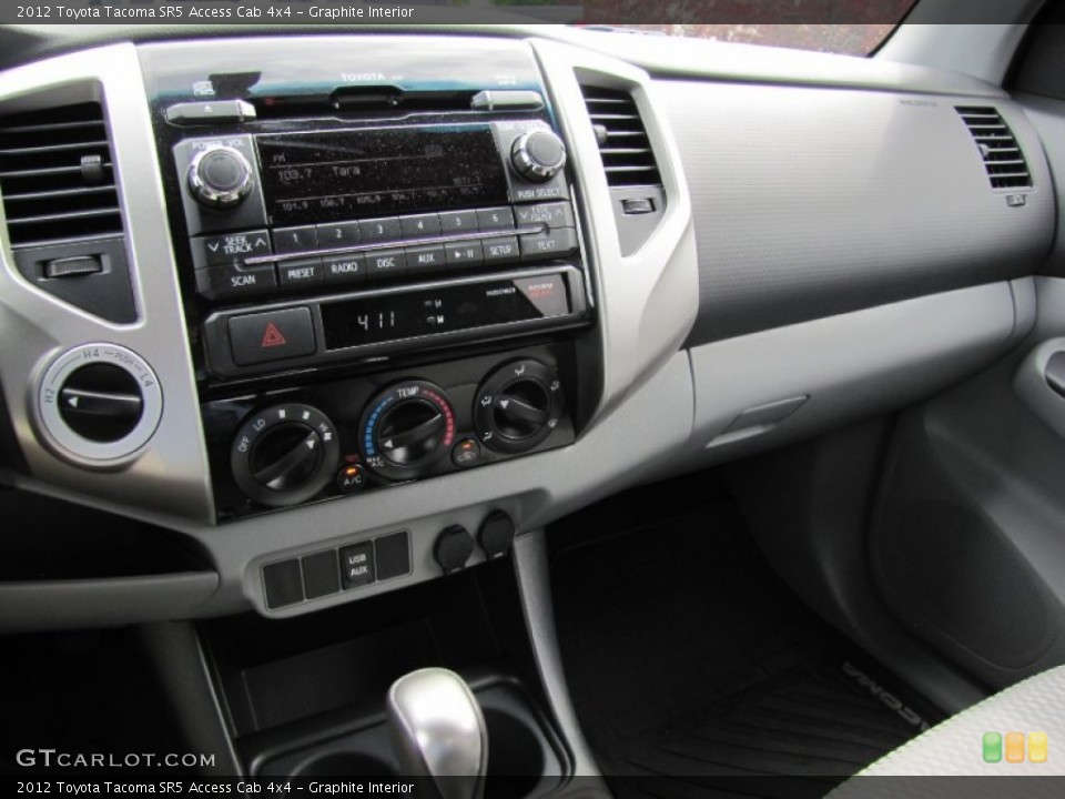 Graphite Interior Dashboard for the 2012 Toyota Tacoma SR5 Access Cab 4x4 #66475770