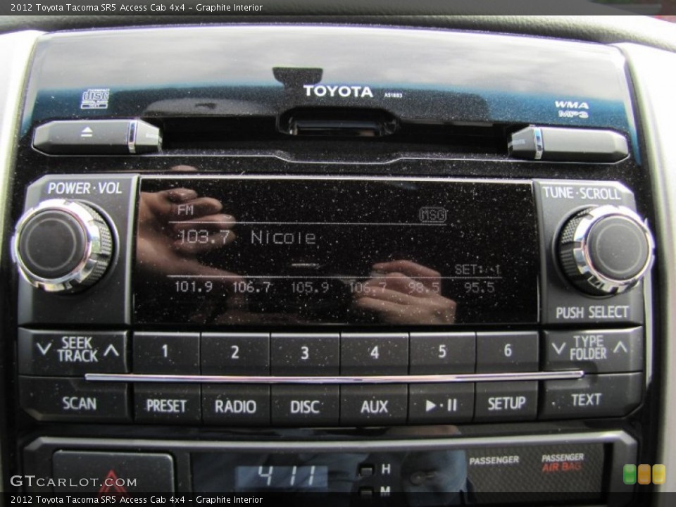 Graphite Interior Audio System for the 2012 Toyota Tacoma SR5 Access Cab 4x4 #66475776