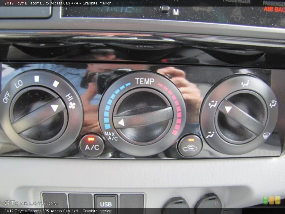 Graphite Interior Controls for the 2012 Toyota Tacoma SR5 Access Cab 4x4 #66475779