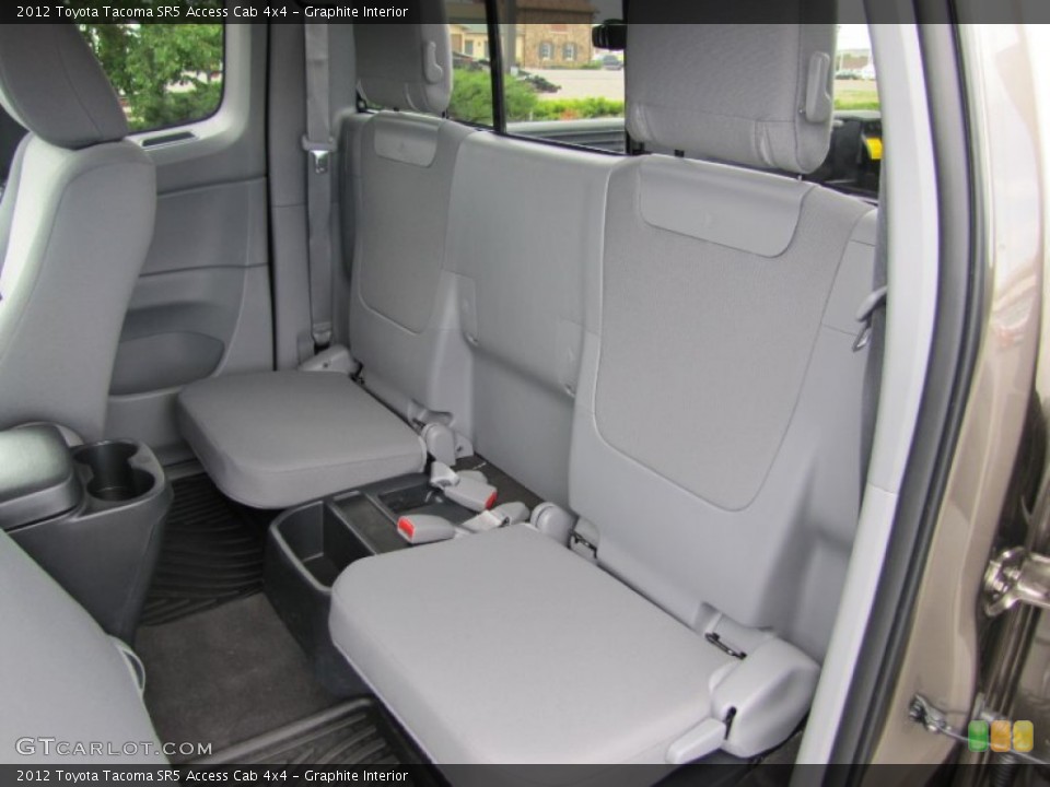 Graphite Interior Rear Seat for the 2012 Toyota Tacoma SR5 Access Cab 4x4 #66475800