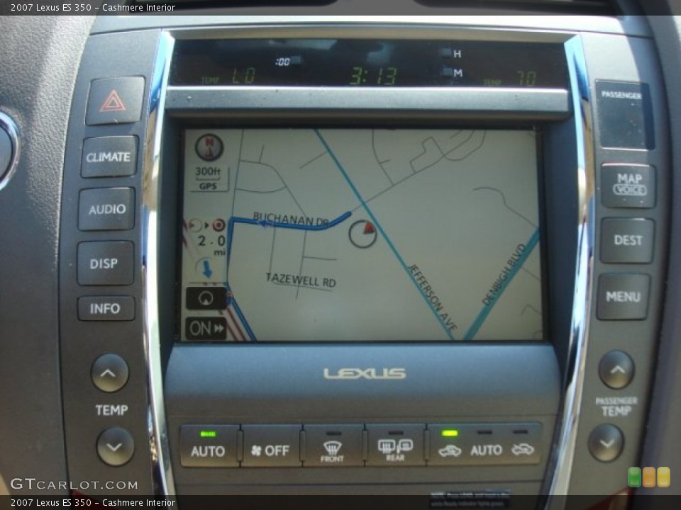 Cashmere Interior Navigation for the 2007 Lexus ES 350 #66480732