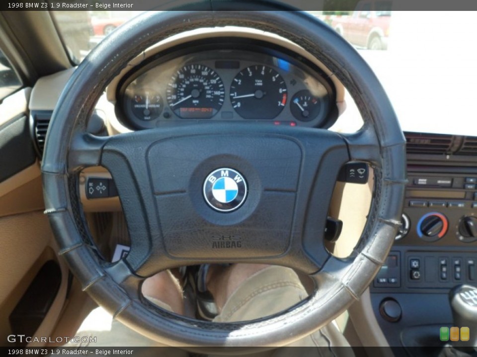 Beige Interior Steering Wheel for the 1998 BMW Z3 1.9 Roadster #66482193