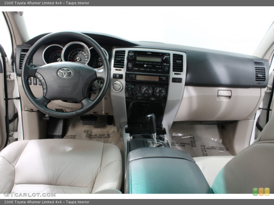 Taupe Interior Dashboard for the 2006 Toyota 4Runner Limited 4x4 #66483306