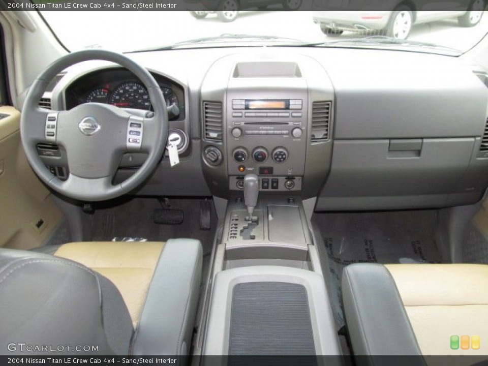 Sand/Steel Interior Dashboard for the 2004 Nissan Titan LE Crew Cab 4x4 #66484182