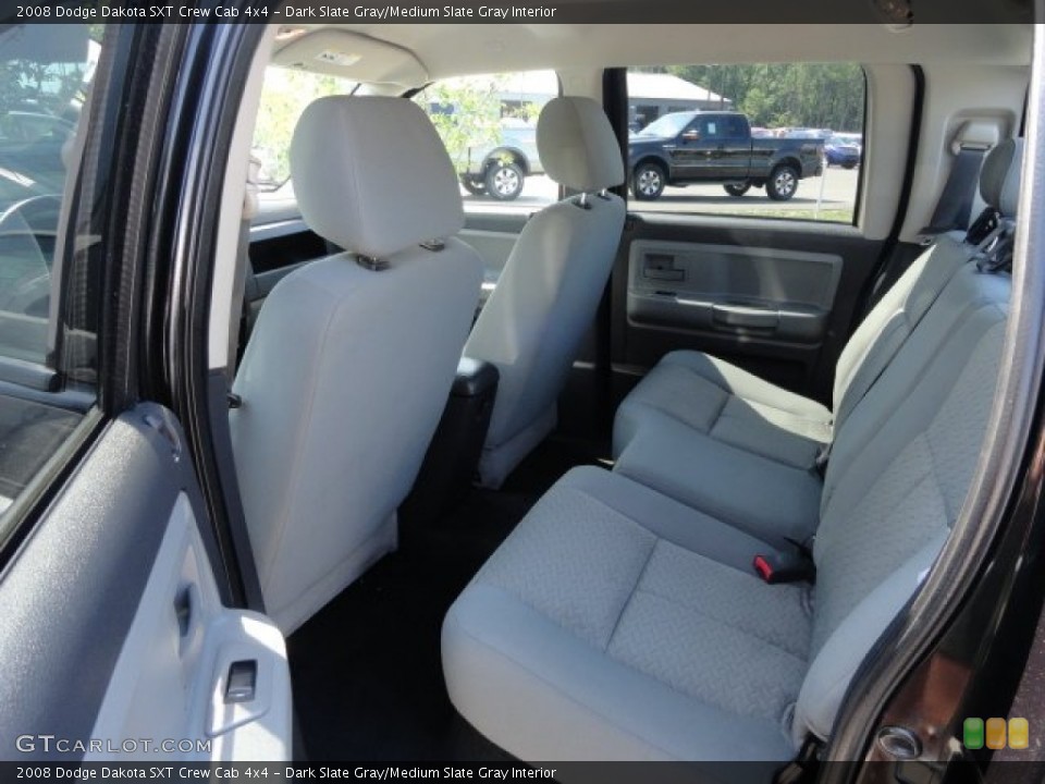 Dark Slate Gray/Medium Slate Gray Interior Photo for the 2008 Dodge Dakota SXT Crew Cab 4x4 #66488457