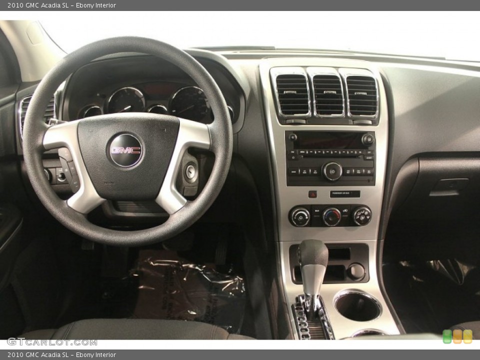 Ebony Interior Dashboard for the 2010 GMC Acadia SL #66489666