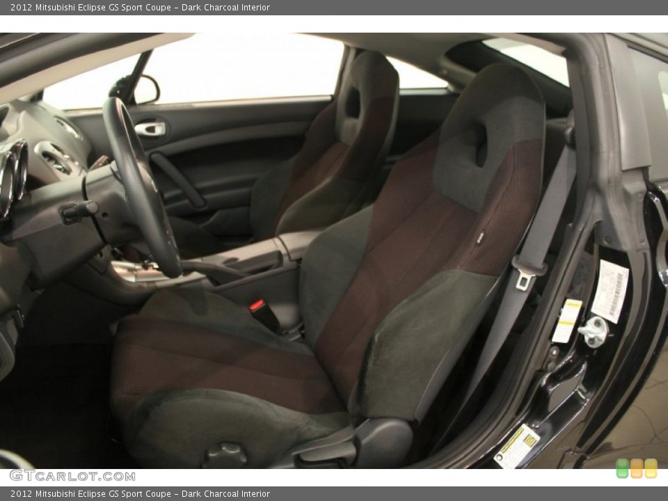 Dark Charcoal Interior Front Seat for the 2012 Mitsubishi Eclipse GS Sport Coupe #66489759