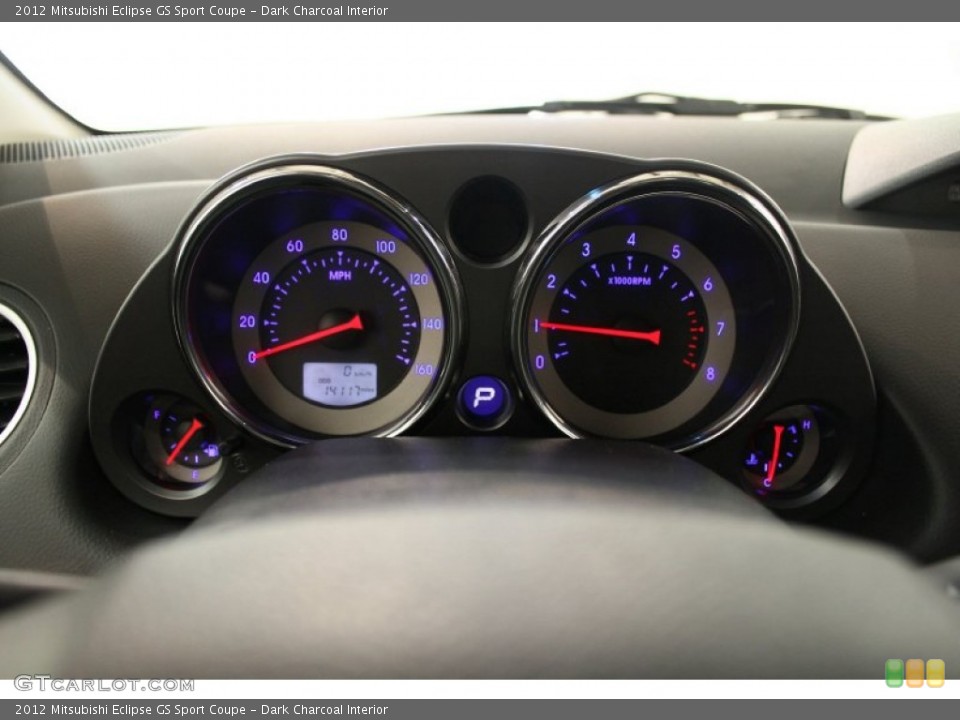 Dark Charcoal Interior Gauges for the 2012 Mitsubishi Eclipse GS Sport Coupe #66489786