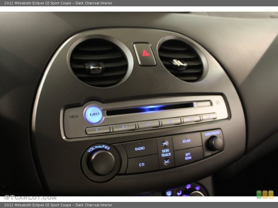 Dark Charcoal Interior Audio System for the 2012 Mitsubishi Eclipse GS Sport Coupe #66489810