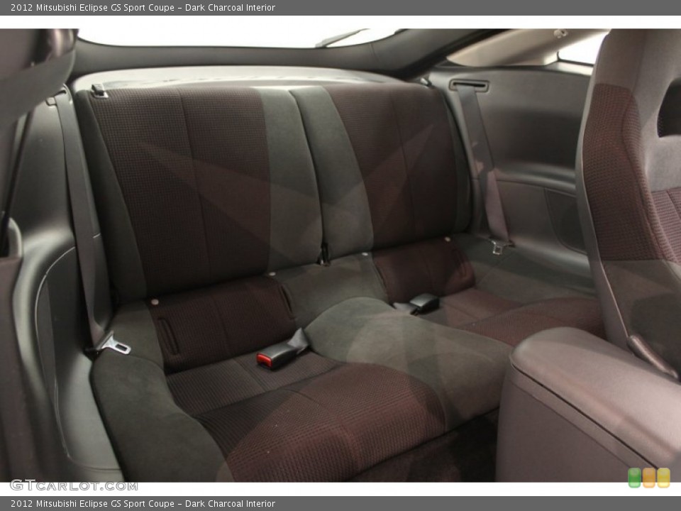 Dark Charcoal Interior Rear Seat for the 2012 Mitsubishi Eclipse GS Sport Coupe #66489859