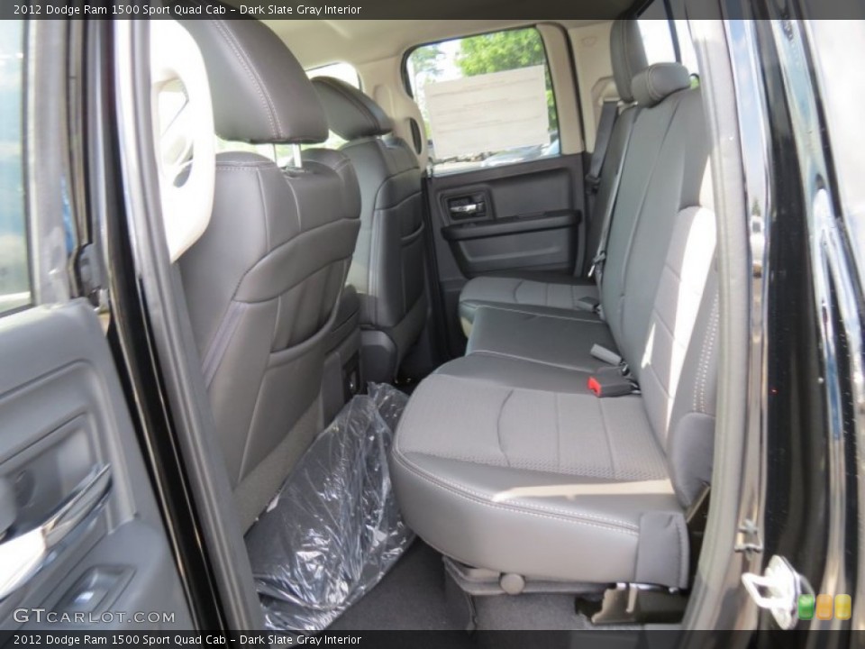 Dark Slate Gray Interior Photo for the 2012 Dodge Ram 1500 Sport Quad Cab #66490332