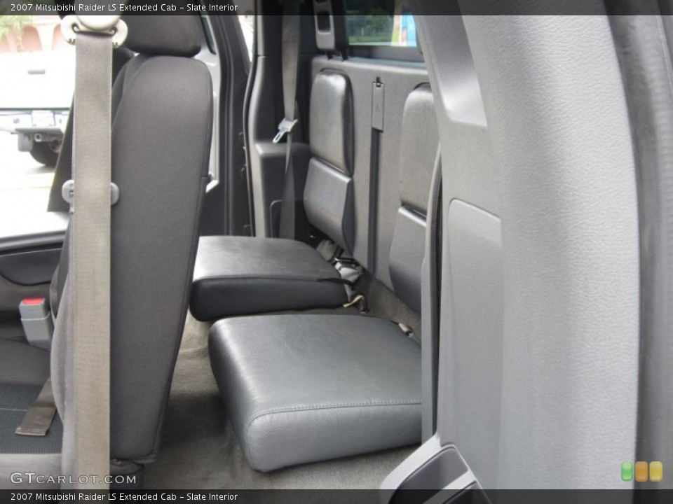 Slate Interior Rear Seat for the 2007 Mitsubishi Raider LS Extended Cab #66492066