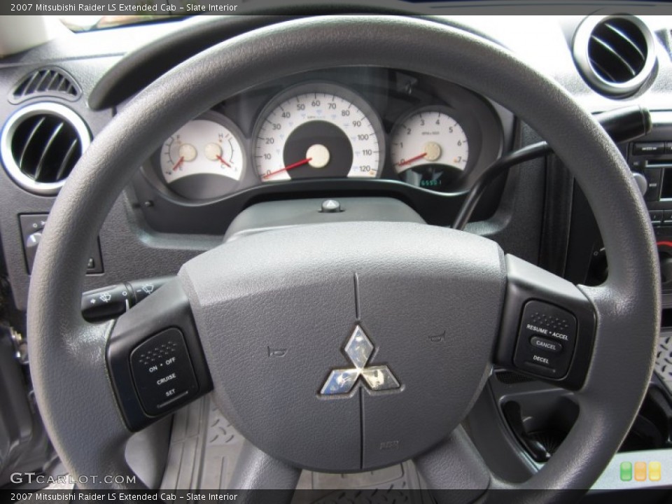 Slate Interior Steering Wheel for the 2007 Mitsubishi Raider LS Extended Cab #66492151
