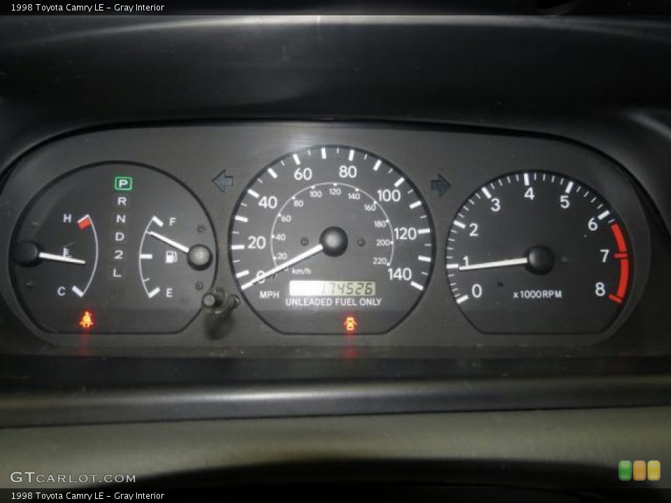 Gray Interior Gauges for the 1998 Toyota Camry LE #66493233