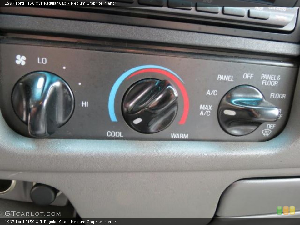 Medium Graphite Interior Controls for the 1997 Ford F150 XLT Regular Cab #66493462