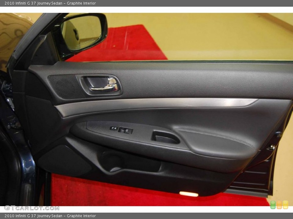 Graphite Interior Door Panel for the 2010 Infiniti G 37 Journey Sedan #66496161