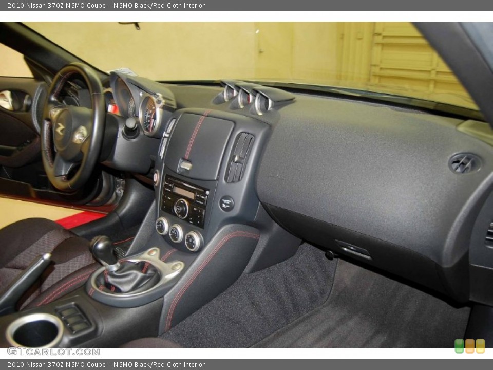 NISMO Black/Red Cloth Interior Dashboard for the 2010 Nissan 370Z NISMO Coupe #66496353