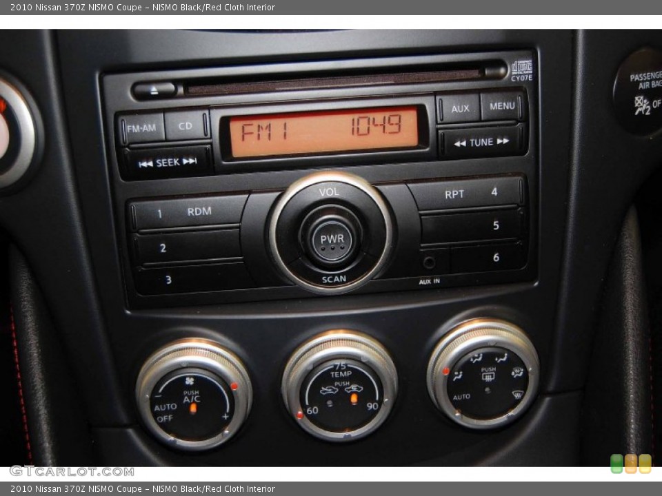 NISMO Black/Red Cloth Interior Controls for the 2010 Nissan 370Z NISMO Coupe #66496380