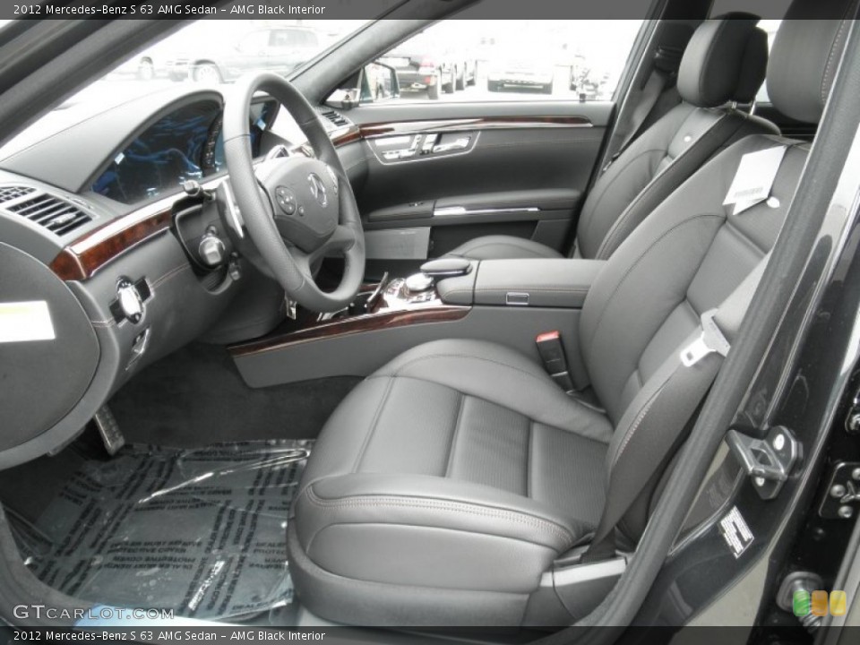 AMG Black Interior Photo for the 2012 Mercedes-Benz S 63 AMG Sedan #66498096