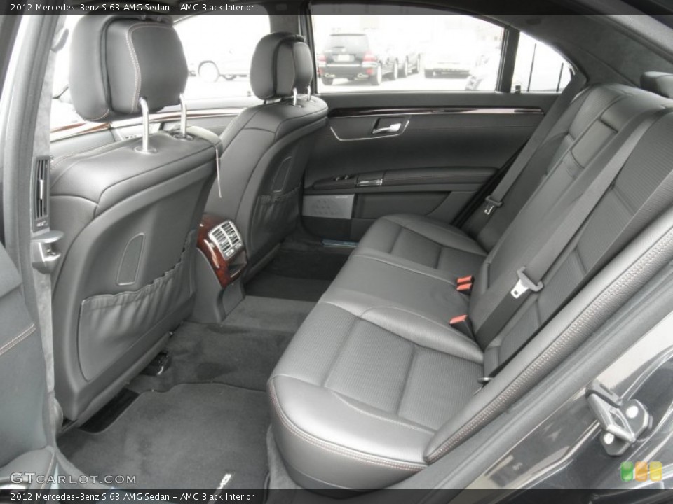 AMG Black Interior Photo for the 2012 Mercedes-Benz S 63 AMG Sedan #66498105