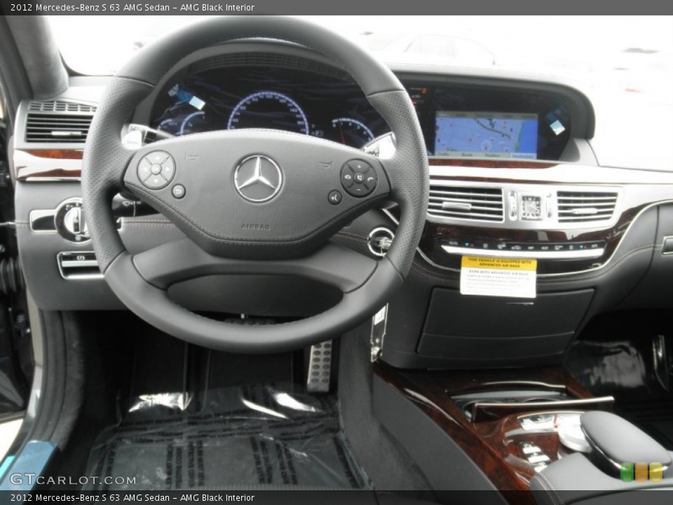 AMG Black Interior Dashboard for the 2012 Mercedes-Benz S 63 AMG Sedan #66498114