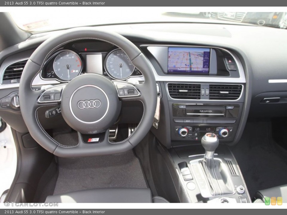 Black Interior Dashboard for the 2013 Audi S5 3.0 TFSI quattro Convertible #66499593