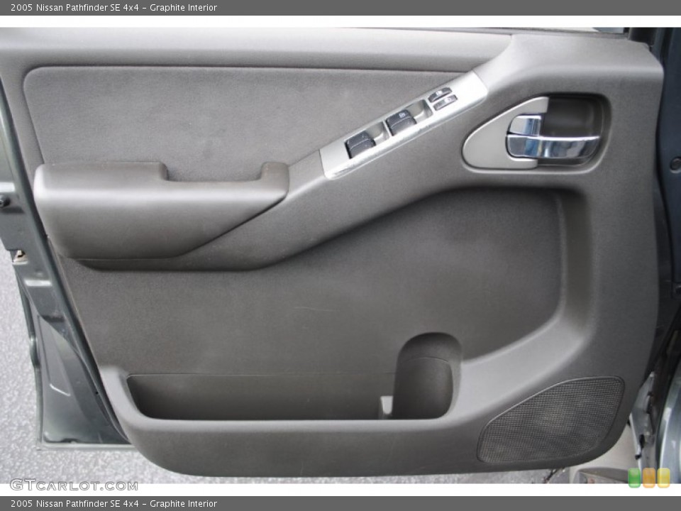 Graphite Interior Door Panel for the 2005 Nissan Pathfinder SE 4x4 #66499818