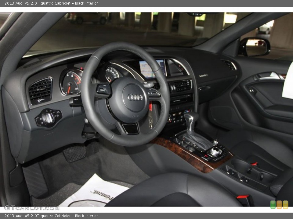 Black Interior Dashboard for the 2013 Audi A5 2.0T quattro Cabriolet #66499839