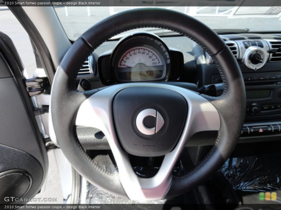 design Black Interior Steering Wheel for the 2010 Smart fortwo passion coupe #66500235