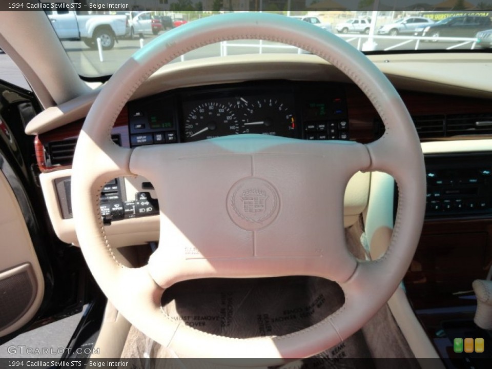 Beige Interior Steering Wheel for the 1994 Cadillac Seville STS #66500466