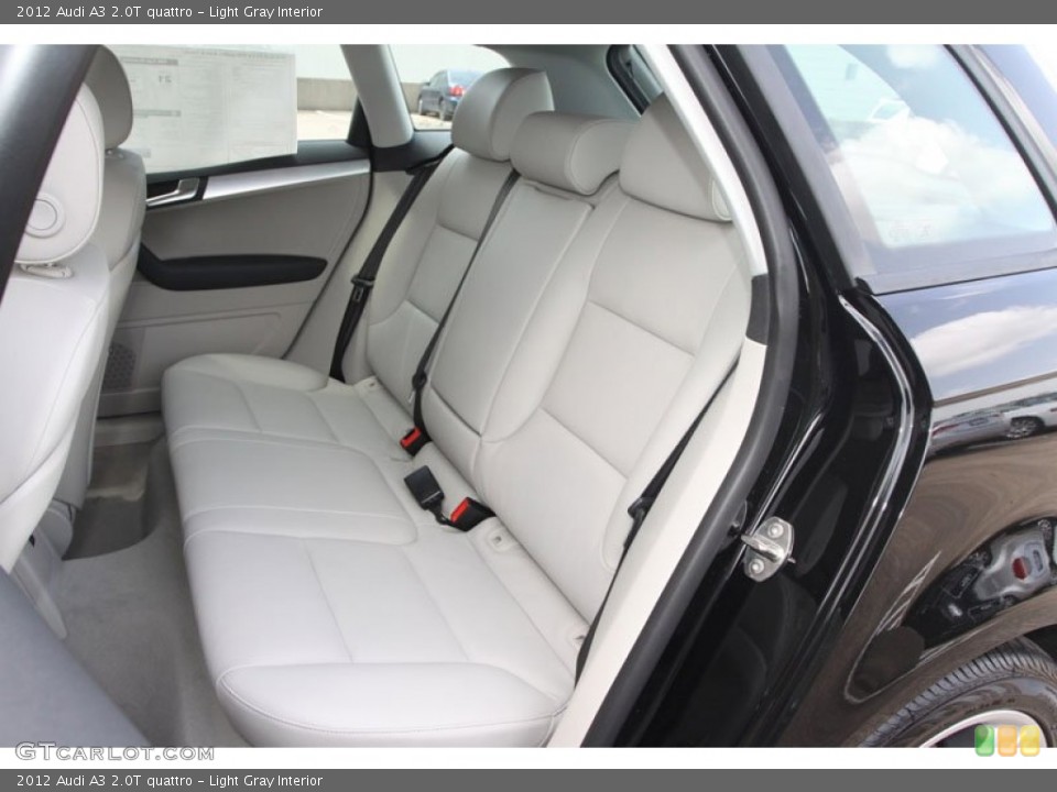 Light Gray Interior Rear Seat for the 2012 Audi A3 2.0T quattro #66500571