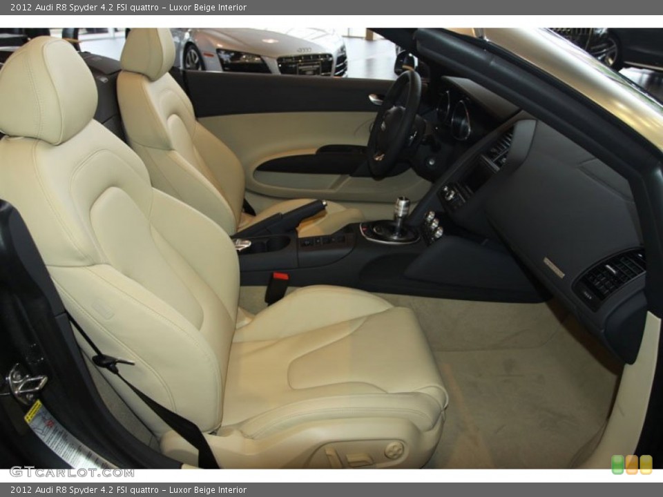 Luxor Beige Interior Photo for the 2012 Audi R8 Spyder 4.2 FSI quattro #66500874
