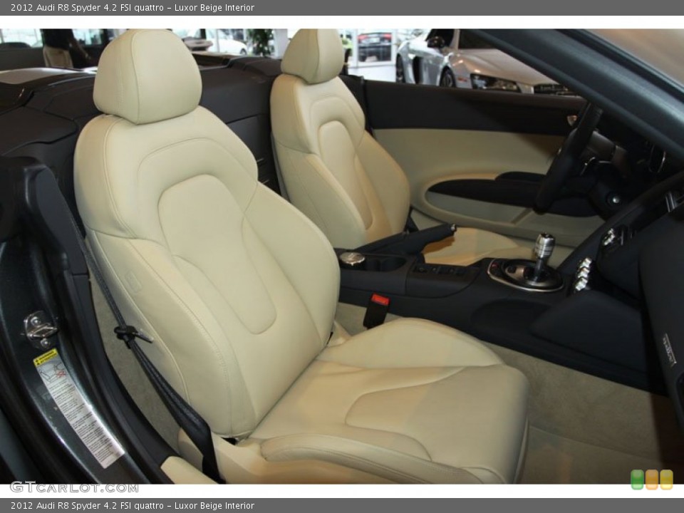 Luxor Beige Interior Photo for the 2012 Audi R8 Spyder 4.2 FSI quattro #66500883