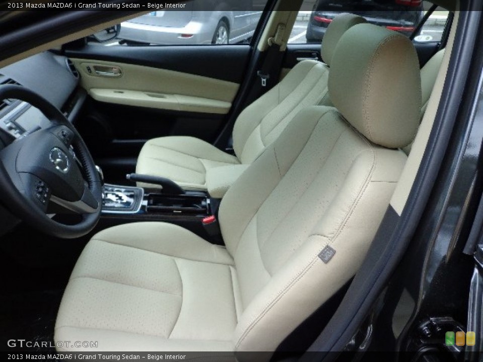 Beige Interior Photo for the 2013 Mazda MAZDA6 i Grand Touring Sedan #66502352