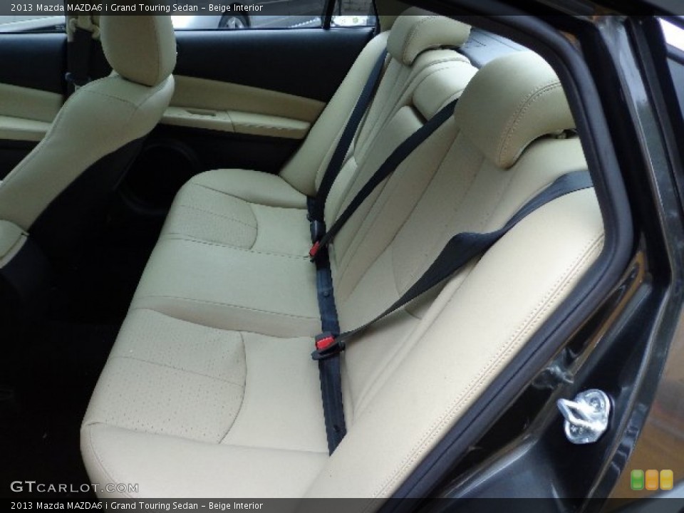 Beige Interior Photo for the 2013 Mazda MAZDA6 i Grand Touring Sedan #66502360
