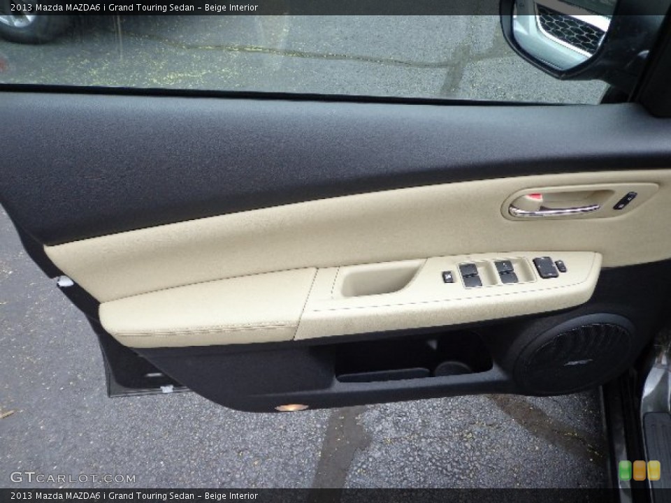Beige Interior Door Panel for the 2013 Mazda MAZDA6 i Grand Touring Sedan #66502377