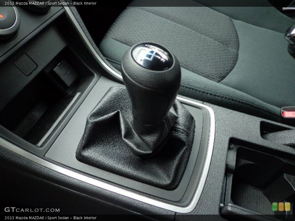 Black Interior Transmission for the 2013 Mazda MAZDA6 i Sport Sedan #66502572