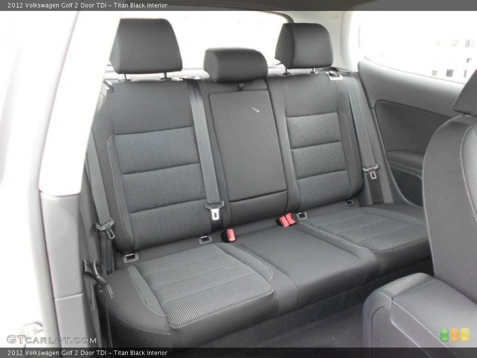 Titan Black Interior Photo for the 2012 Volkswagen Golf 2 Door TDI #66506946
