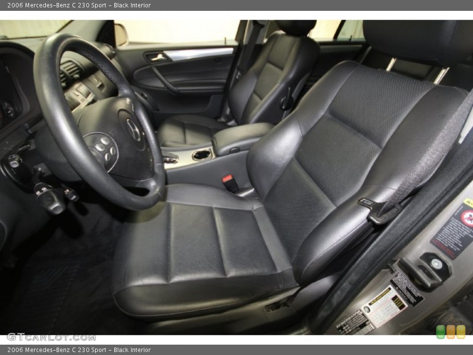 Black Interior Photo for the 2006 Mercedes-Benz C 230 Sport #66508203